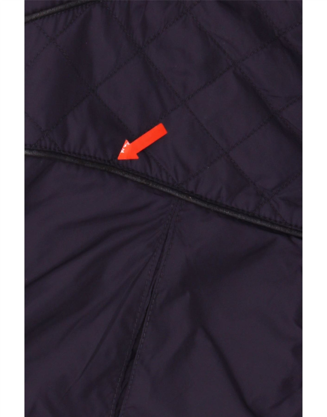 Zara Mujer Chaqueta Acolchada UK 10 Small Púrpura