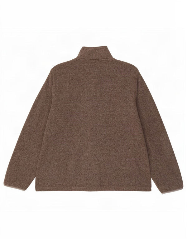 Marks & Spencer Chaqueta polar para mujer UK 40 XL Poliéster marrón