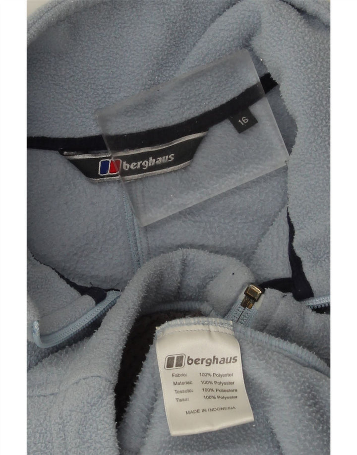 Berghaus - Jersey de forro polar para mujer, talla 40, poliéster azul grande