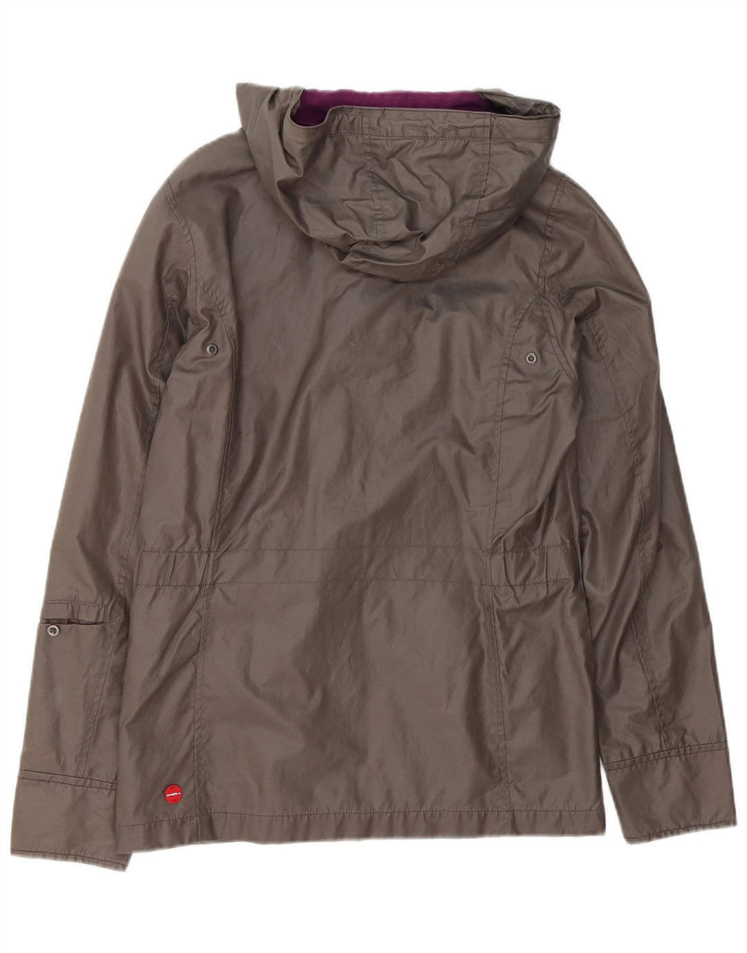 O'Neill Chaqueta cortavientos con capucha para mujer UK 44 Algodón gris medio