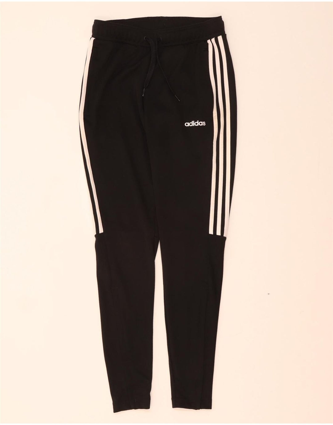 ADIDAS Mujer Aeroready Chándal Pantalones UK 4/6 XS Negro Poliéster