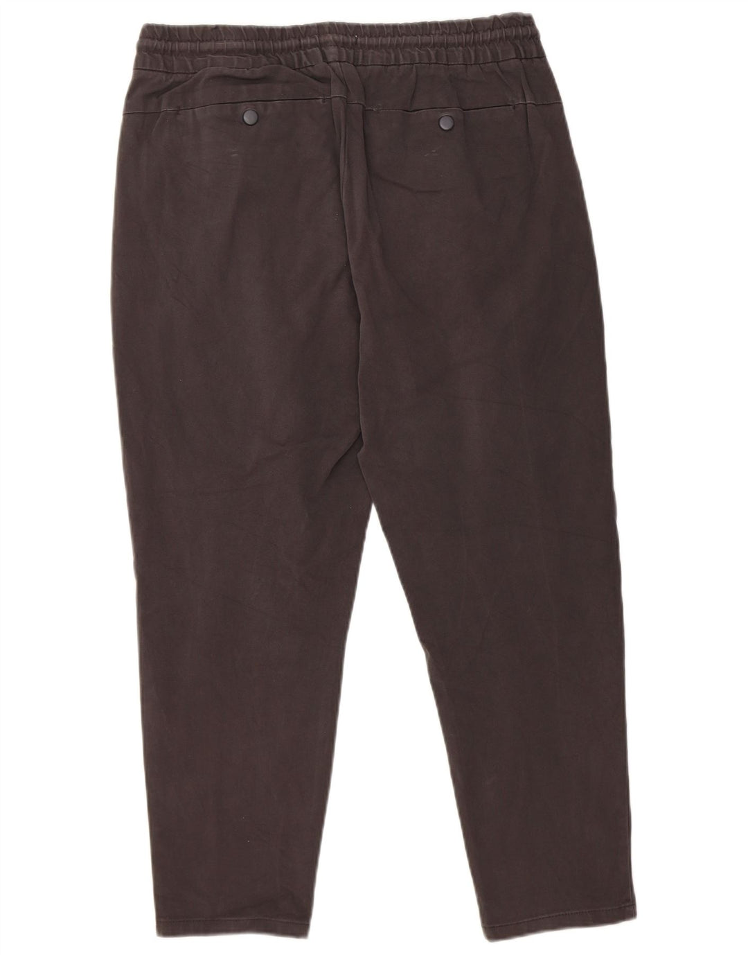 Zara Hombre Pantalones Cortos Pegged W32 L25 Algodón Gris