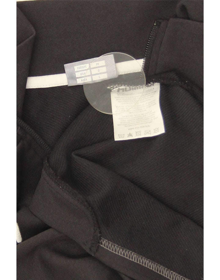 Hummel Hombre Graphic Zip Neck Sudadera Jumper Medium Negro Poliéster