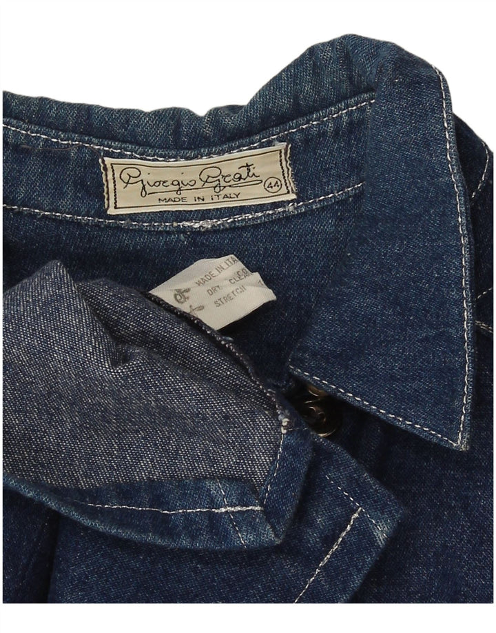 Chaqueta Vaquera Mujer Giorgio Grati IT 44 Algodón Azul Medio