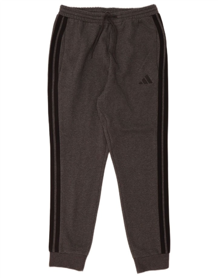 Adidas Hombre Pantalones De Chándal Joggers Gris Medio