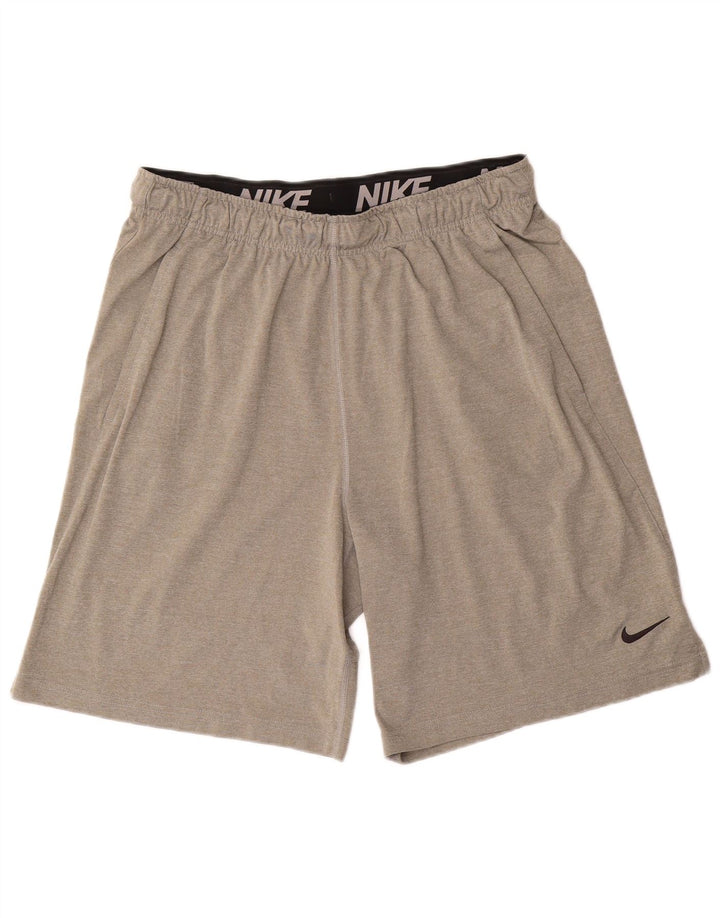 Nike Pantalones cortos deportivos Dri Fit para hombre XL Gris