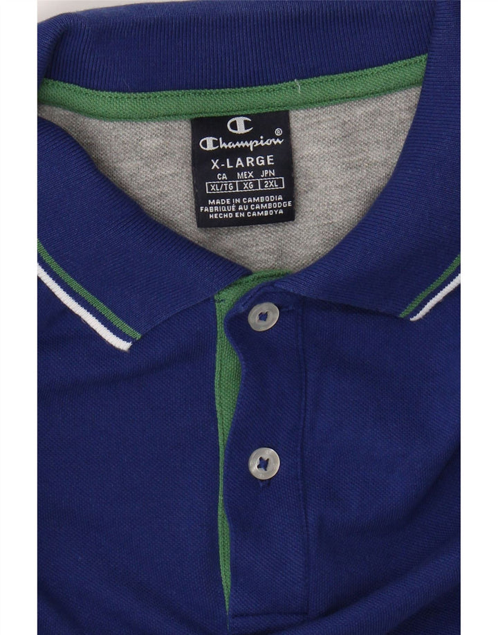 CHAMPION Polo Hombre XL Azul