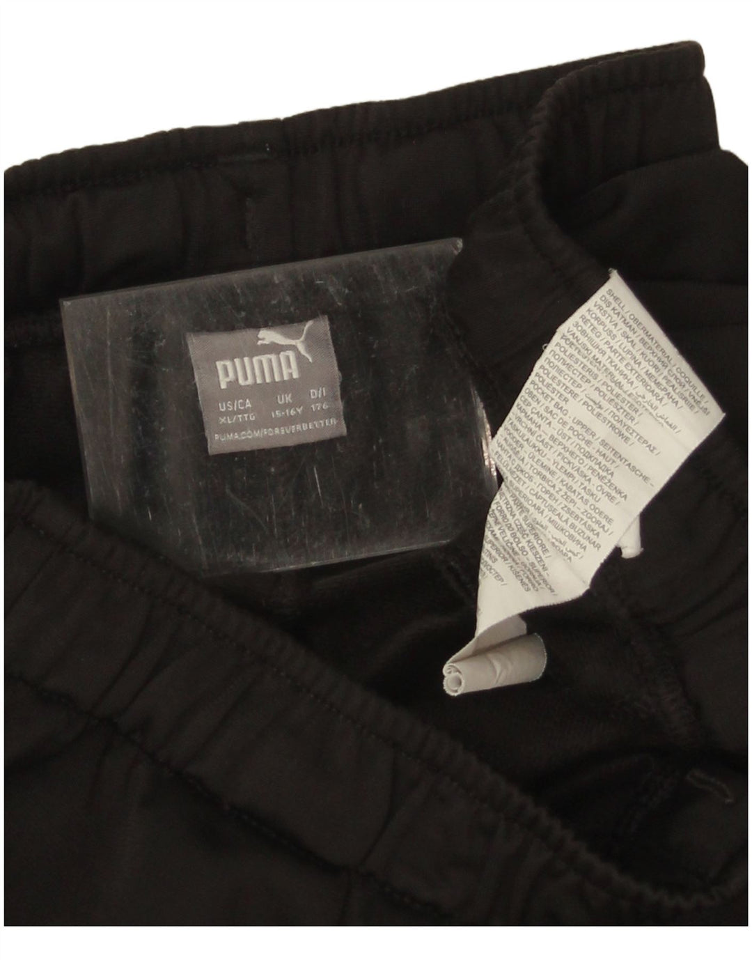 Puma Pantalón Chándal Niño 15-16 Años Negro Poliéster