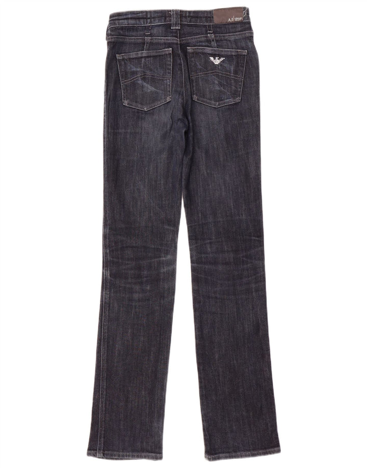 Jeans Armani Mujer Rectos W26 L32 Azul Marino Algodón