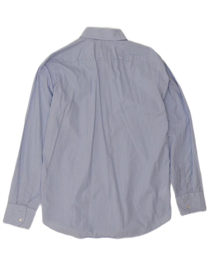 Camisa Hugo Boss para hombre talla 41 16 raya diplomática azul grande