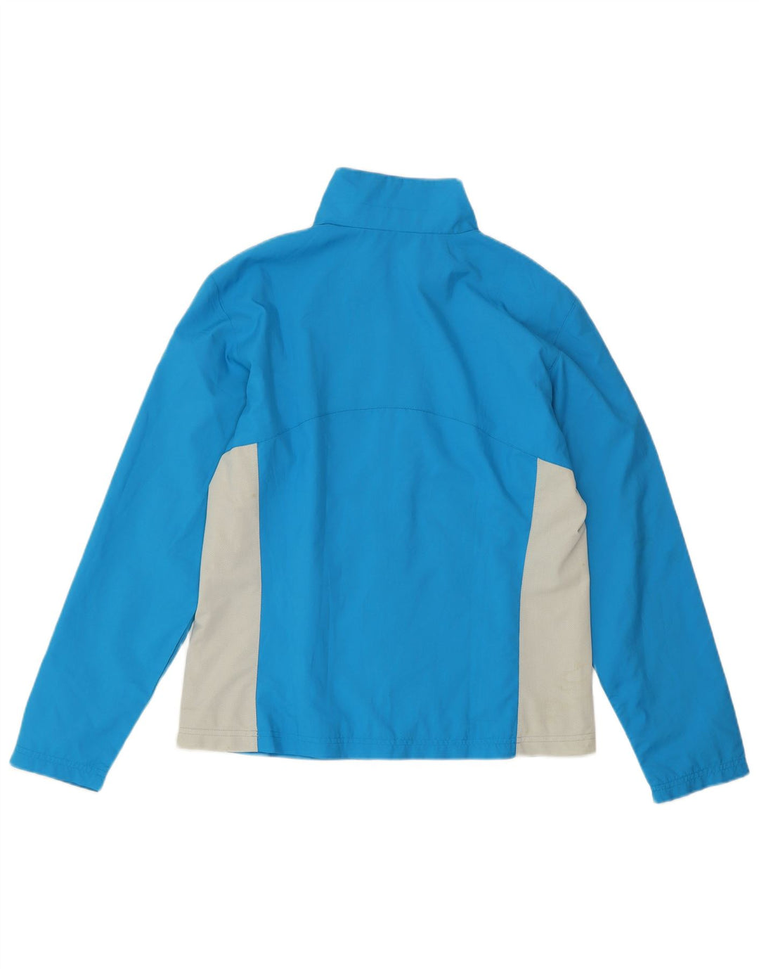 FILA Chaqueta de chándal para mujer UK 40 Poliéster con bloques de color azul medio