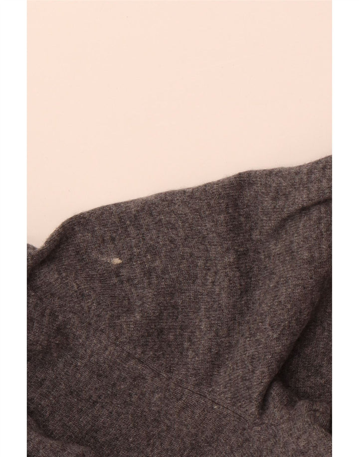 GANT Jersey con cuello en V para hombre, talla 2XL, lana de cordero gris