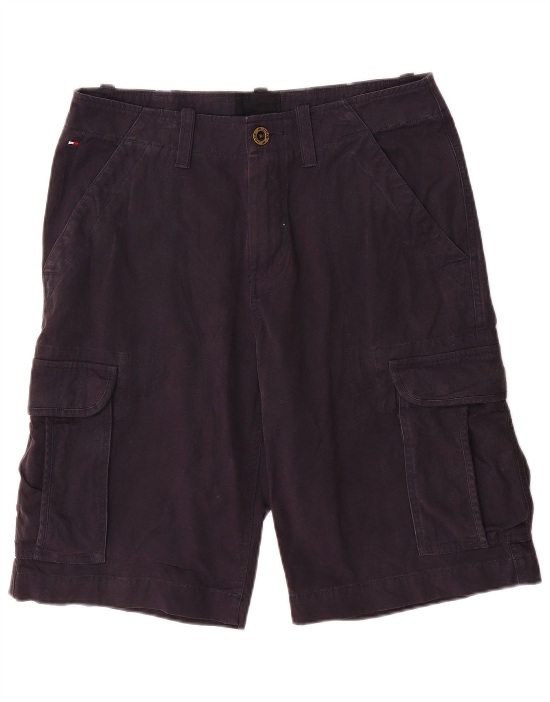 TOMMY HILFIGER Shorts cargo para hombre W32 Medium Azul marino Algodón