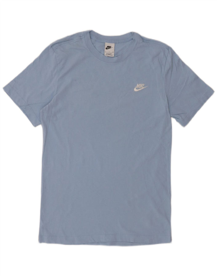 Camiseta NIKE Hombre Top Small Azul Algodón