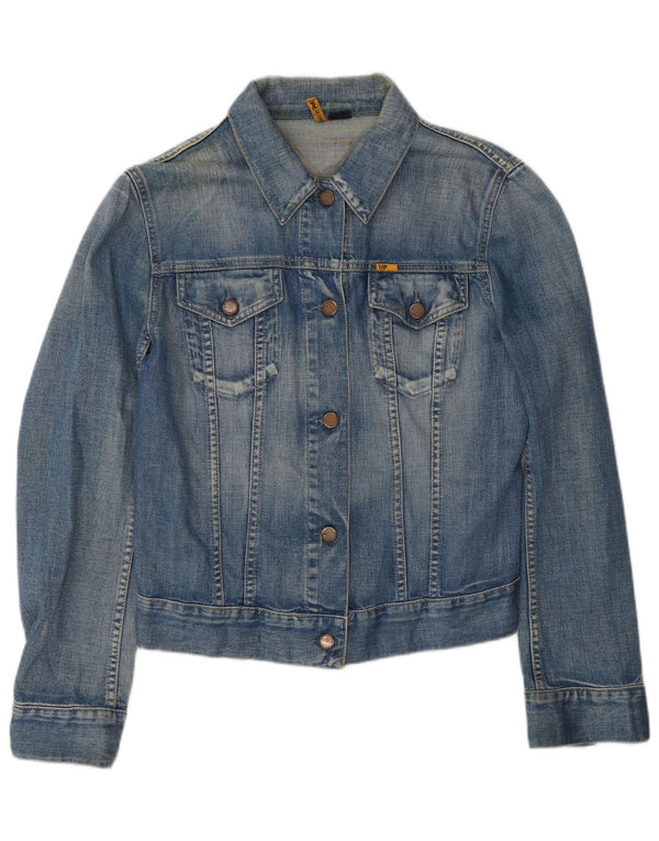 Meltin' Pot Chaqueta vaquera para mujer Reino Unido 14 Algodón azul medio