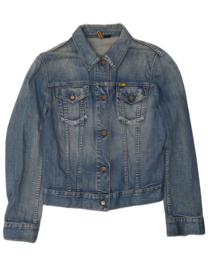 Meltin' Pot Chaqueta vaquera para mujer Reino Unido 14 Algodón azul medio
