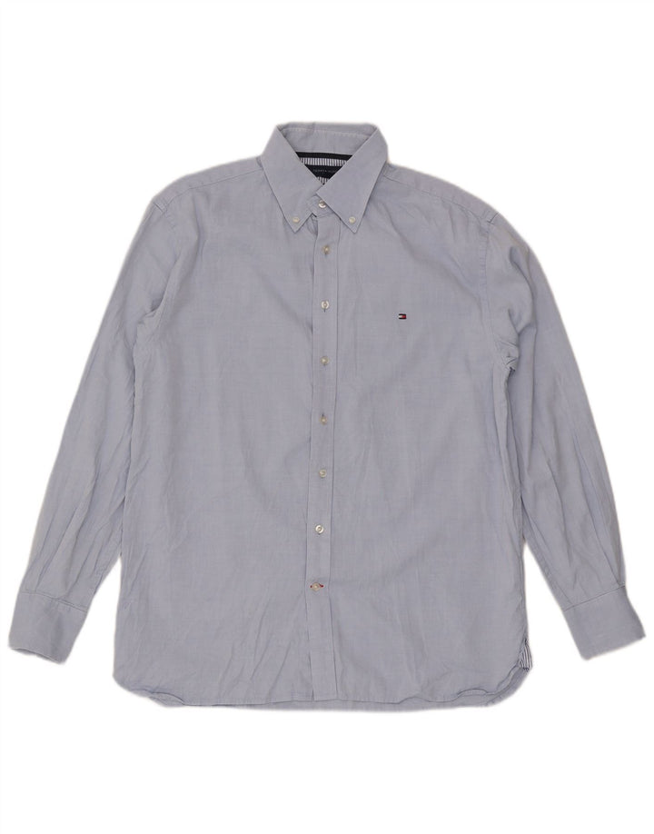 Camisa Tommy Hilfiger Hombre Azul Medio Algodón