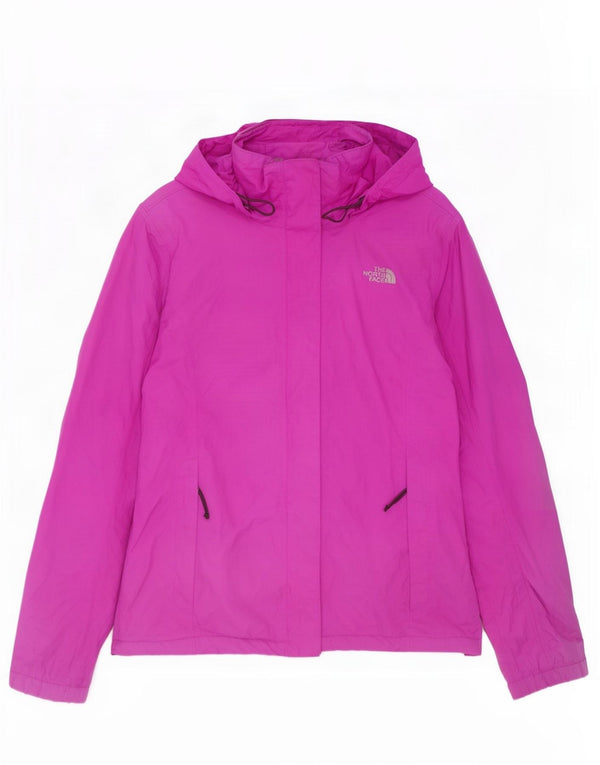 The North Face Chaqueta impermeable con capucha Dryvent para mujer UK 44 Nylon rosa mediano