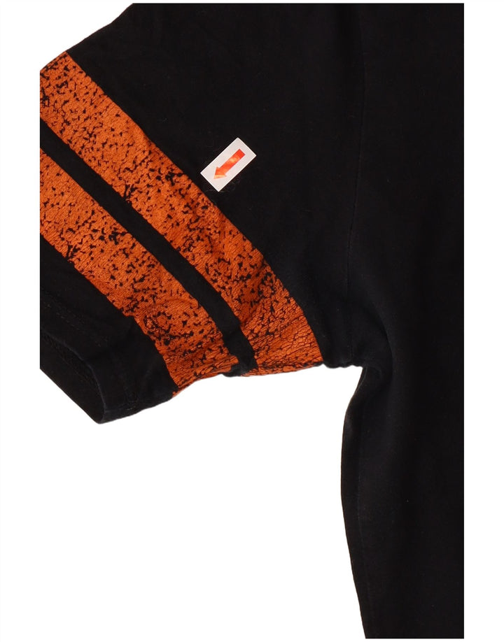 HARLEY DAVIDSON Camiseta gráfica para mujer Top UK 12 Mediano Algodón negro