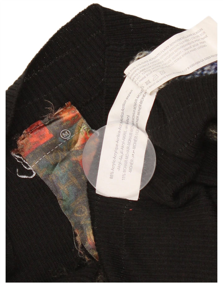 Desigual - Jersey con cuello barco para mujer, talla M, multicolor