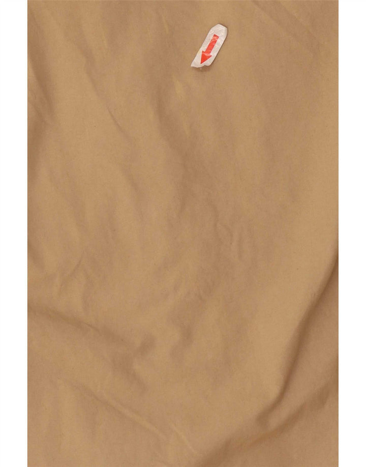 Nautica Camisa Manga Corta Hombre Algodón Beige Grande