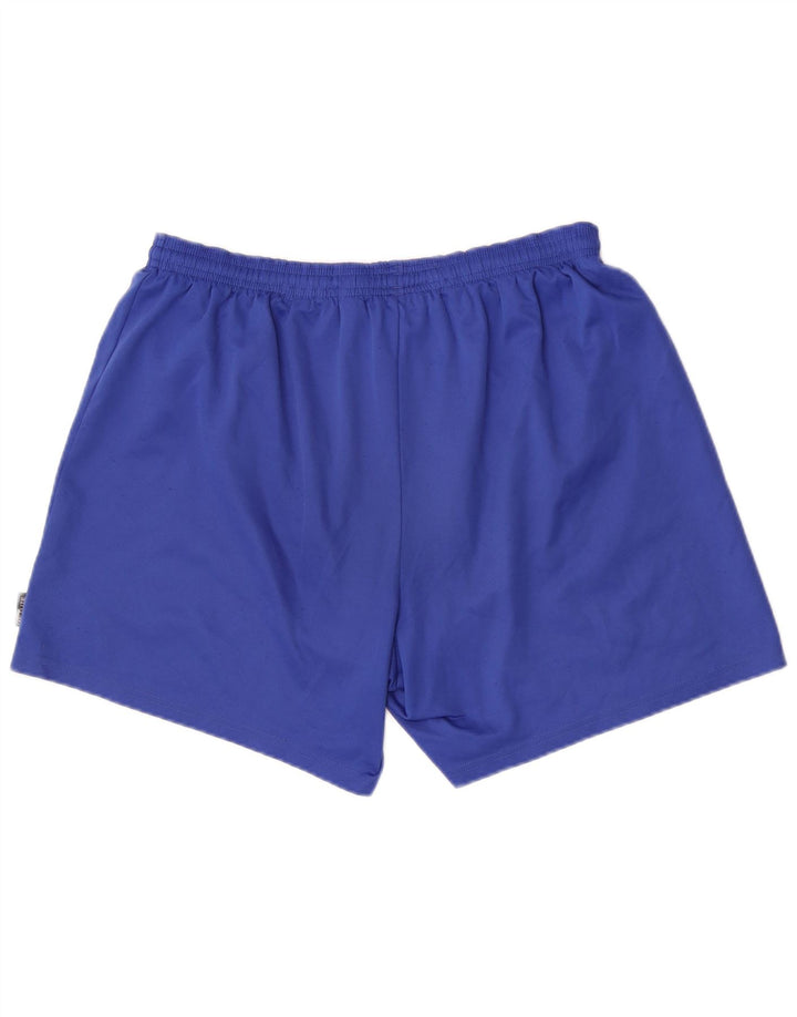 Adidas - Pantalones cortos deportivos para hombre, talla 36, poliéster azul grande