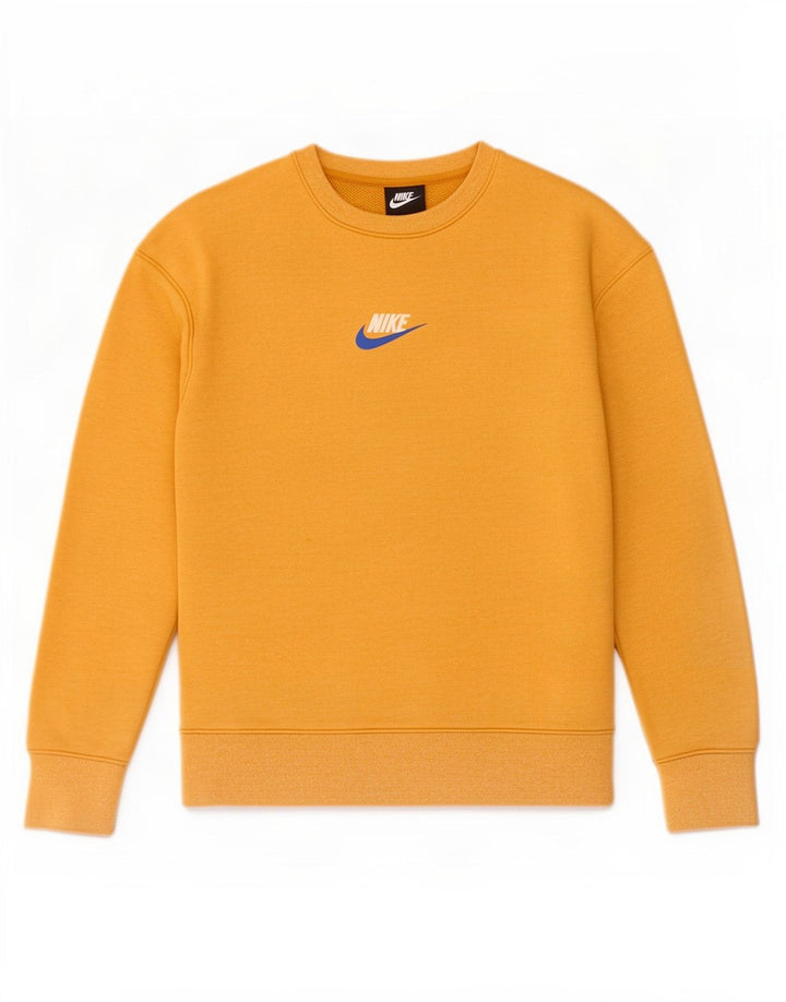Nike Hombre Sudadera Jumper Small Amarillo Algodón