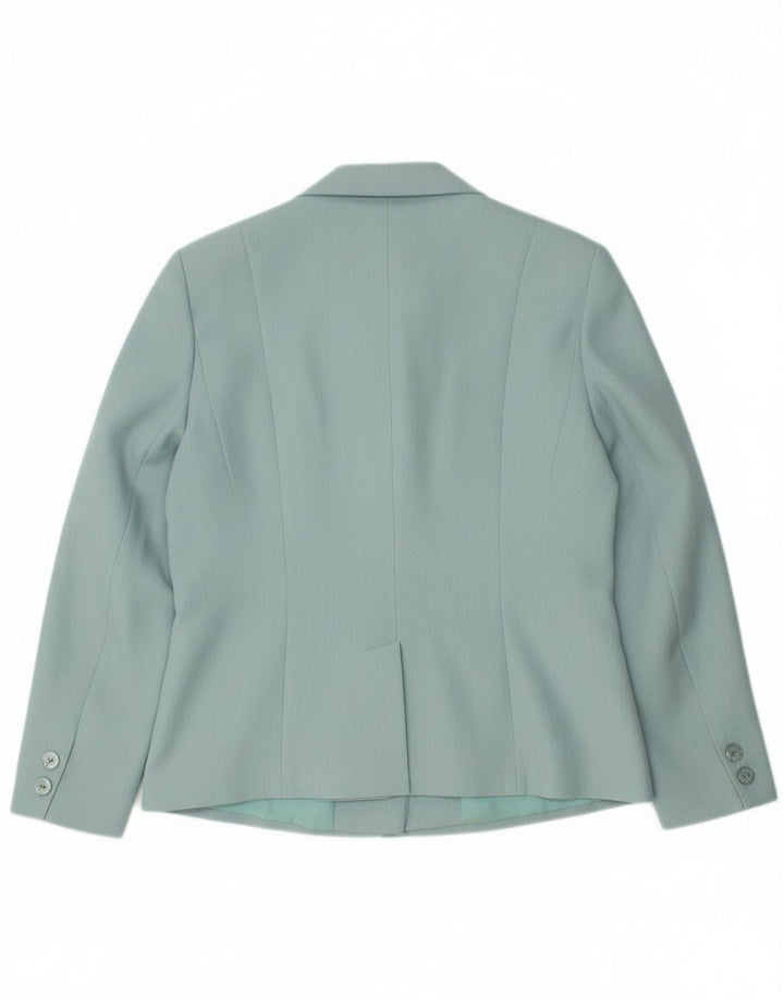 St. Bernard Chaqueta tipo blazer de 4 botones para mujer UK 44 Poliéster verde medio