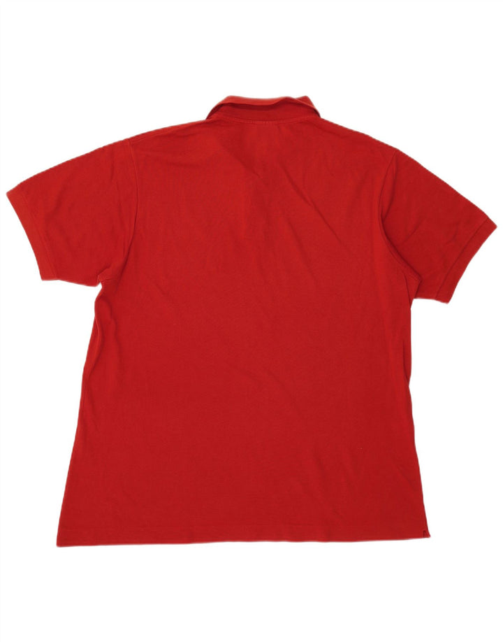 Polo Lacoste Hombre Talla 6 XL Algodón Rojo