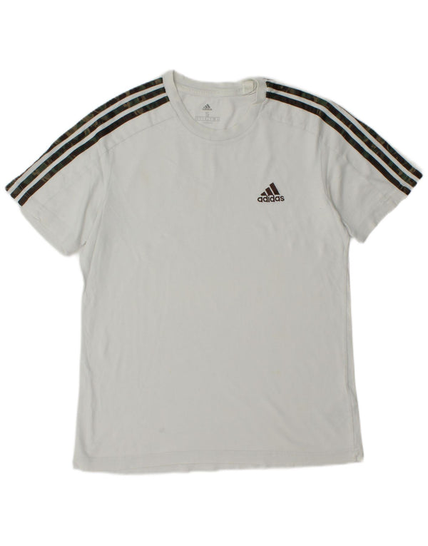 Adidas Hombre Camiseta Top Small Blanco Algodón