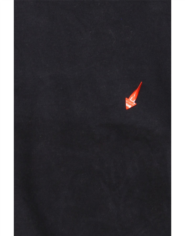 SUPERDRY Jersey con capucha para hombre, talla grande, algodón azul marino