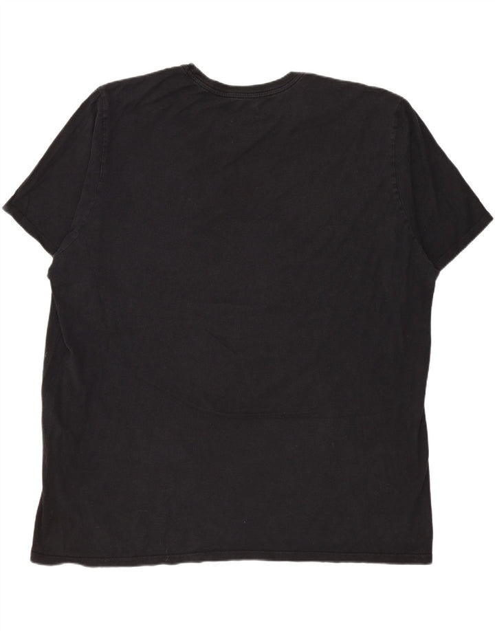 NIKE Camiseta de corte atlético para hombre, talla 2XL, color negro