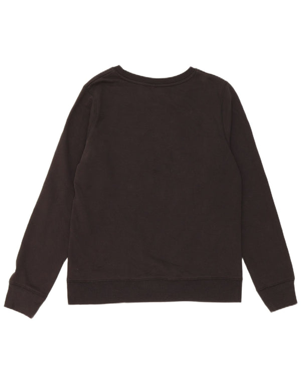 Champion Sudadera Gráfica para Mujer Jumper UK 12 Medium Negro Algodón