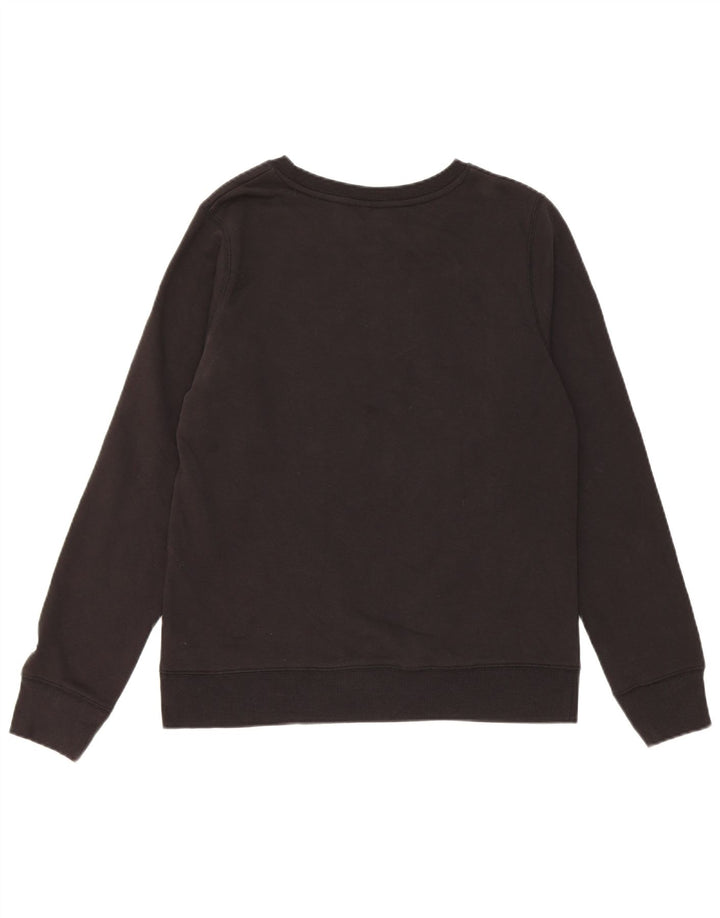 Champion Sudadera Gráfica para Mujer Jumper UK 12 Medium Negro Algodón
