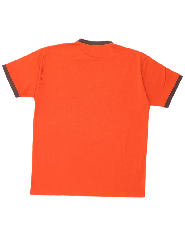 Reebok - Camiseta para hombre, talla grande, color naranja, algodón