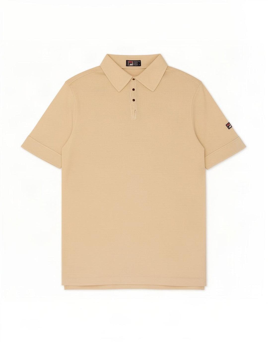 Fila Polo Hombre Pequeño Algodón Beige