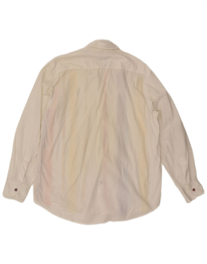 Camisa Etro Hombre 2XL Blanco Rayas