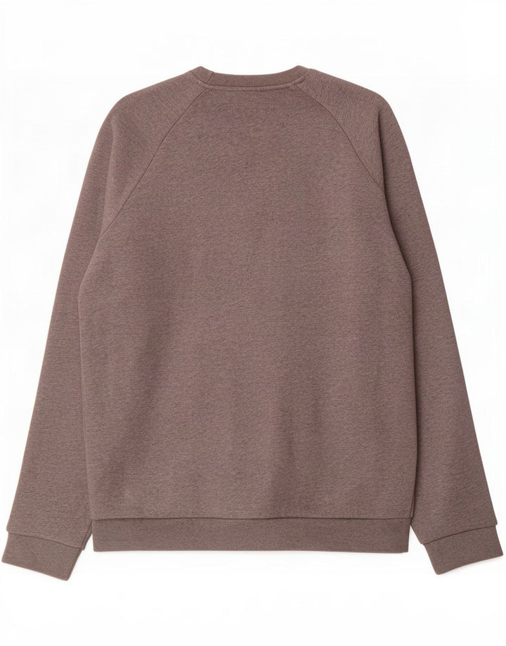 Adidas Hombre Sudadera Jumper Gris Medio Algodón Moteado