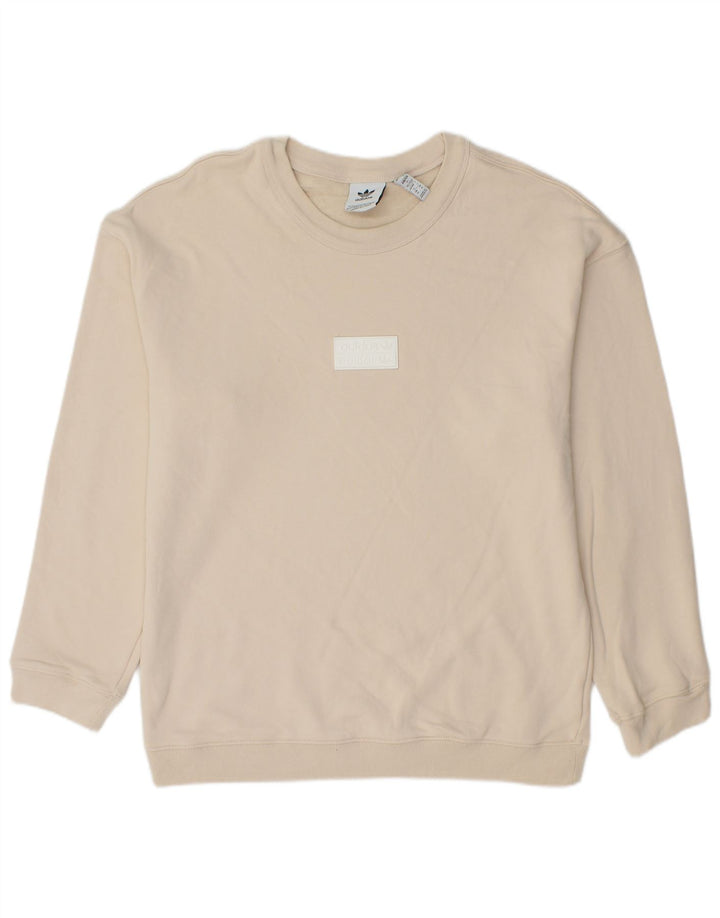 Sudadera ADIDAS Hombre Jumper Medium Blanco Algodón