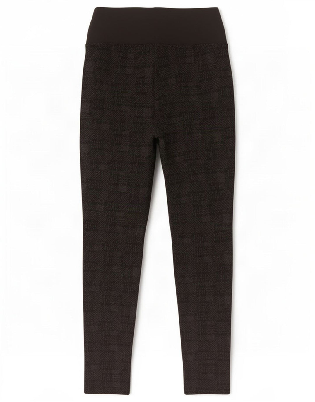 Marks & Spencer Leggings para mujer UK 10 Small Viscosa geométrica negra