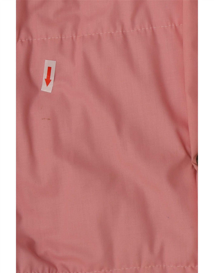 Chaqueta acolchada vintage para hombre IT 48 Algodón color block rosa medio