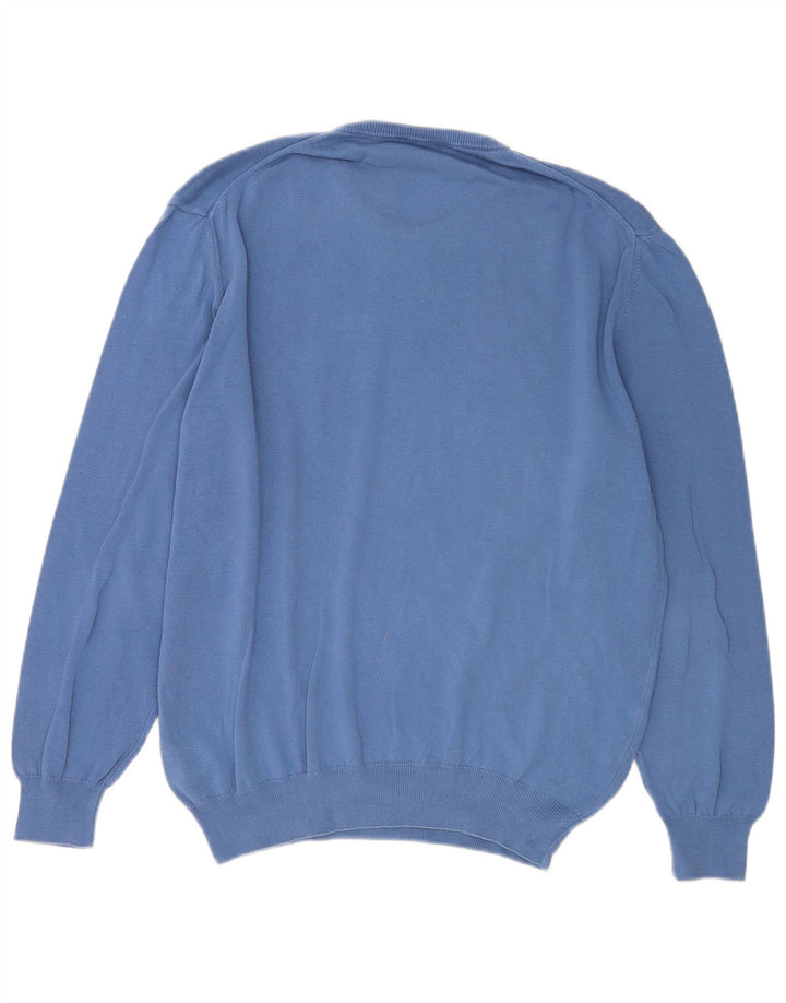 Fred Perry Jersey De Cuello Redondo Para Hombre 2XL Algodón Azul