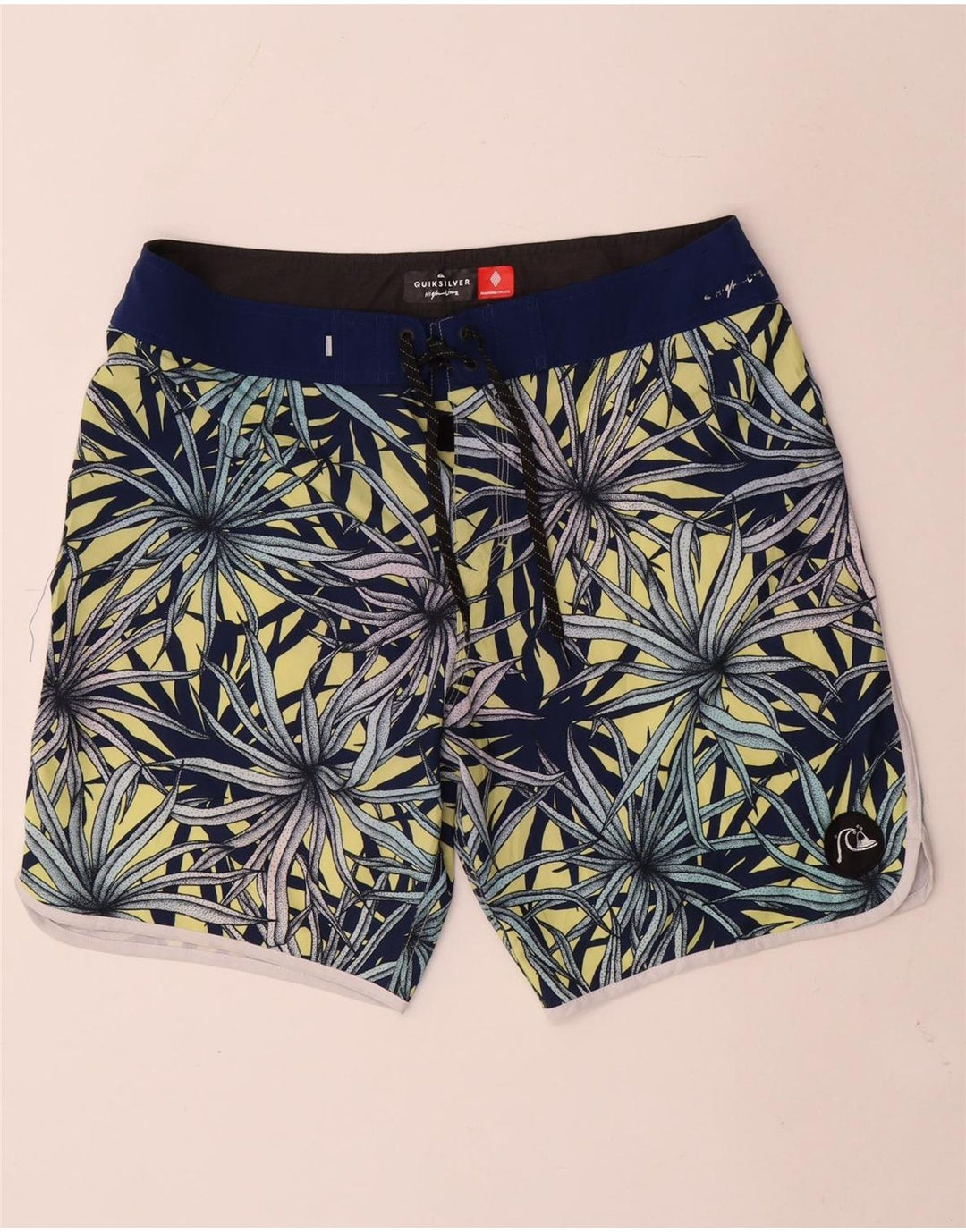 Quiksilver Hombre Bañador Shorts Grande Azul Floral Poliéster