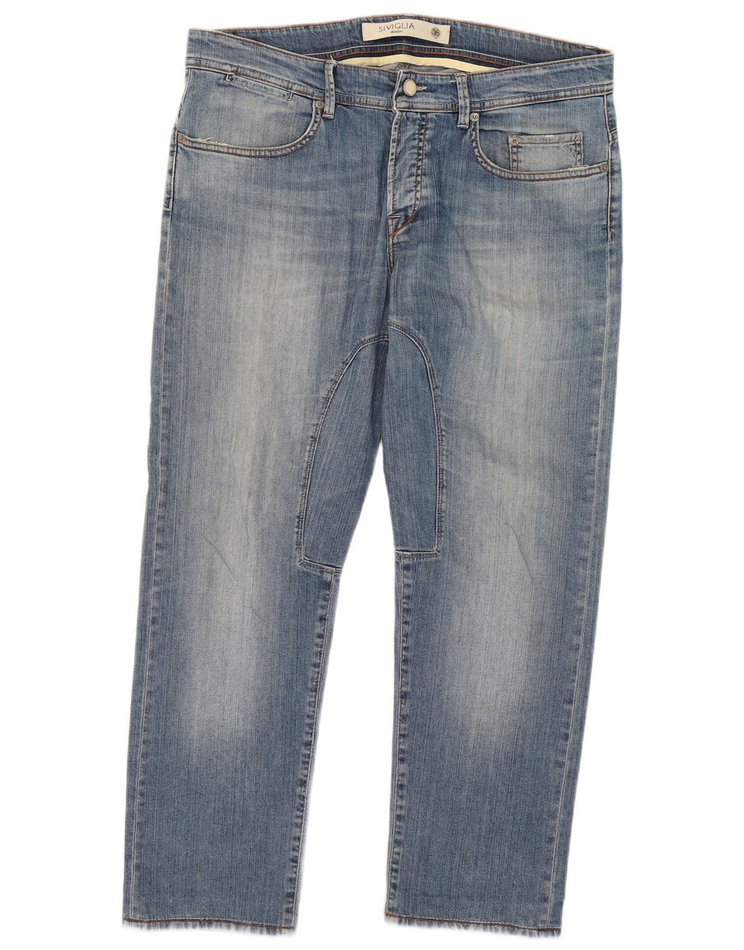 SIVIGLIA Vaqueros rectos para hombre W36 L27 Azul