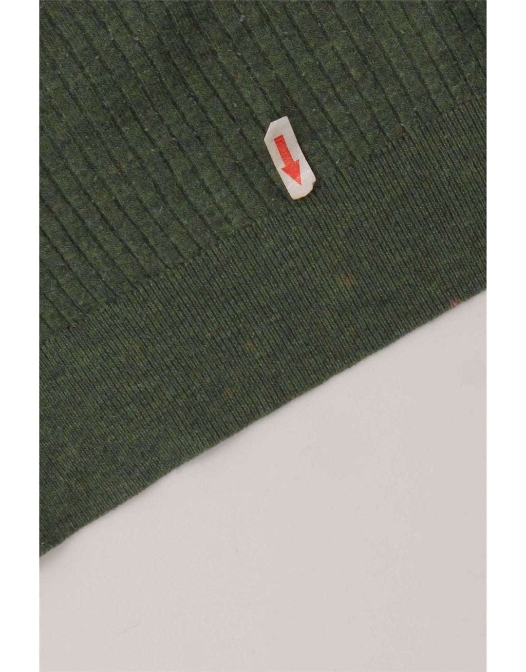 Marks & Spencer Jersey con cuello y cremallera para mujer UK 40 Poliéster verde medio