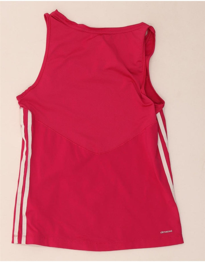 Adidas Mujer Climacool Chaleco Top UK 12/14 Medio Rosa Poliamida