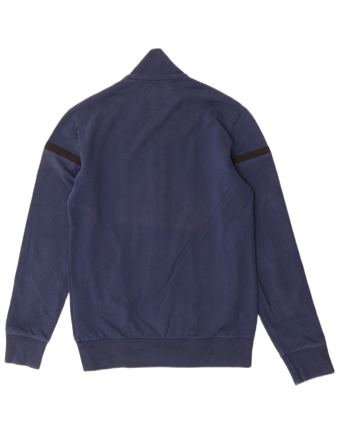 Energie Hombre Chándal Top Chaqueta Pequeña Azul Marino Colorblock Algodón