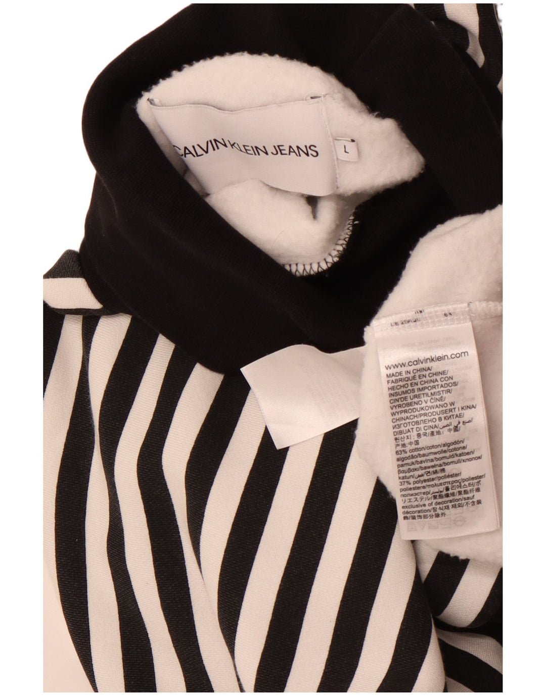 CALVIN KLEIN JEANS Sudadera extragrande para mujer, talla 40, talla grande, color negro