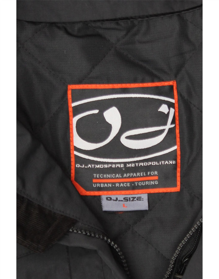 OJ Atmosfere Chaqueta utilitaria para hombre UK 40 Large Nylon negro
