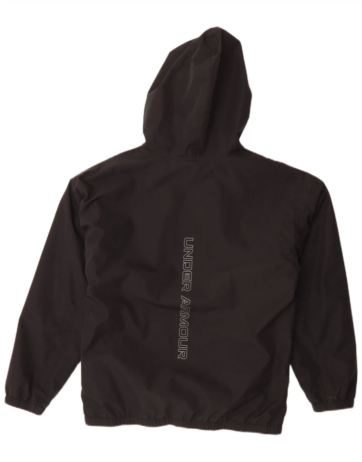 Under Armour Chaqueta impermeable con capucha y gráfico para niños 13-14 años Negro